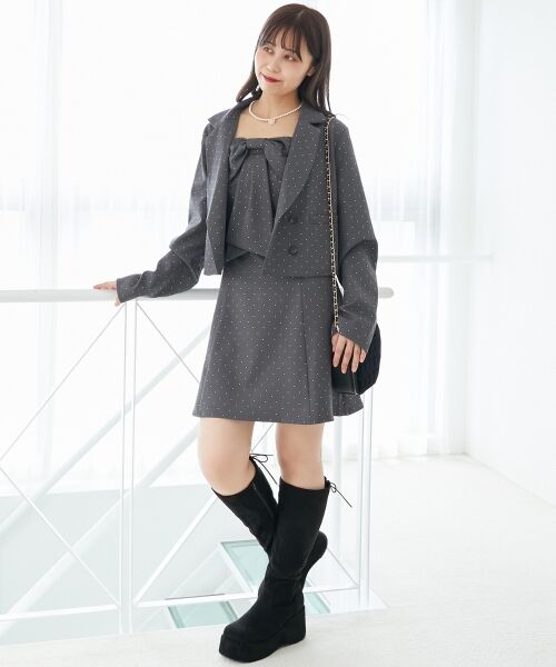 MAJESTIC LEGON / マジェスティックレゴン その他アウター | ダブルブレストショートジャケット | 詳細16