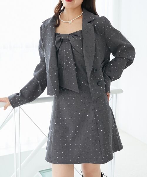 MAJESTIC LEGON / マジェスティックレゴン その他アウター | ダブルブレストショートジャケット | 詳細19