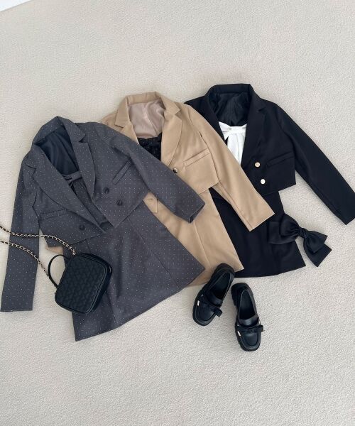 MAJESTIC LEGON / マジェスティックレゴン その他アウター | ダブルブレストショートジャケット | 詳細28