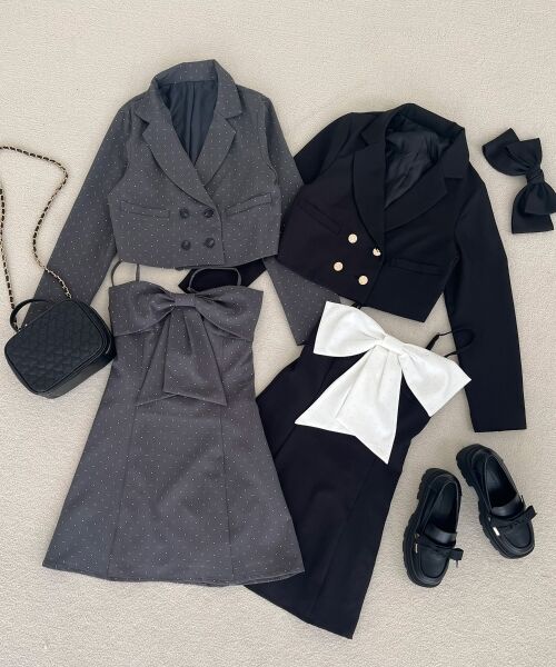 MAJESTIC LEGON / マジェスティックレゴン その他アウター | ダブルブレストショートジャケット | 詳細30