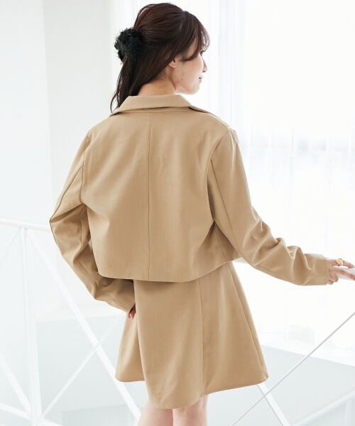 MAJESTIC LEGON / マジェスティックレゴン その他アウター | ダブルブレストショートジャケット | 詳細6