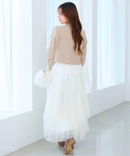 MAJESTIC LEGON / マジェスティックレゴン その他アウター | ツイードフリンジジャケット | 詳細10