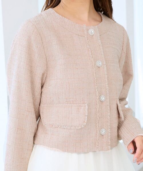 MAJESTIC LEGON / マジェスティックレゴン その他アウター | ツイードフリンジジャケット | 詳細14