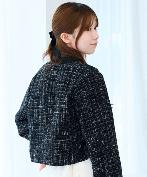 MAJESTIC LEGON / マジェスティックレゴン その他アウター | ツイードフリンジジャケット | 詳細22