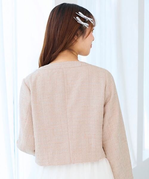 MAJESTIC LEGON / マジェスティックレゴン その他アウター | ツイードフリンジジャケット | 詳細13