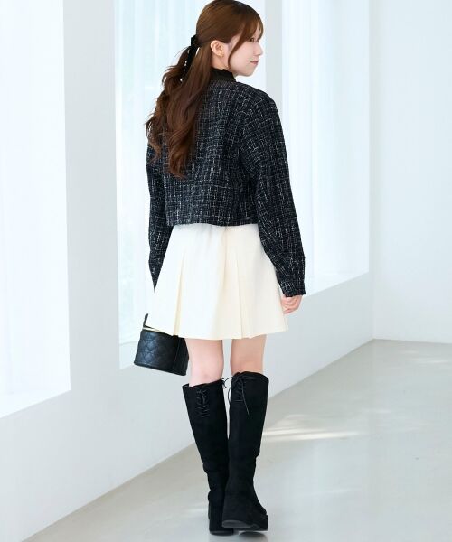 MAJESTIC LEGON / マジェスティックレゴン その他アウター | ツイードフリンジジャケット | 詳細17