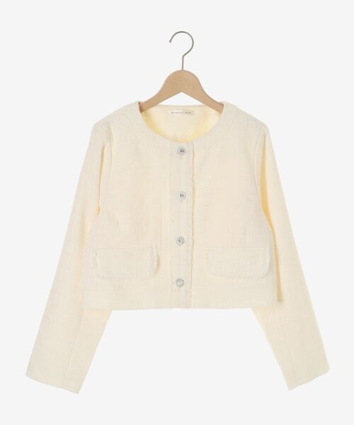 MAJESTIC LEGON / マジェスティックレゴン その他アウター | ツイードフリンジジャケット | 詳細24