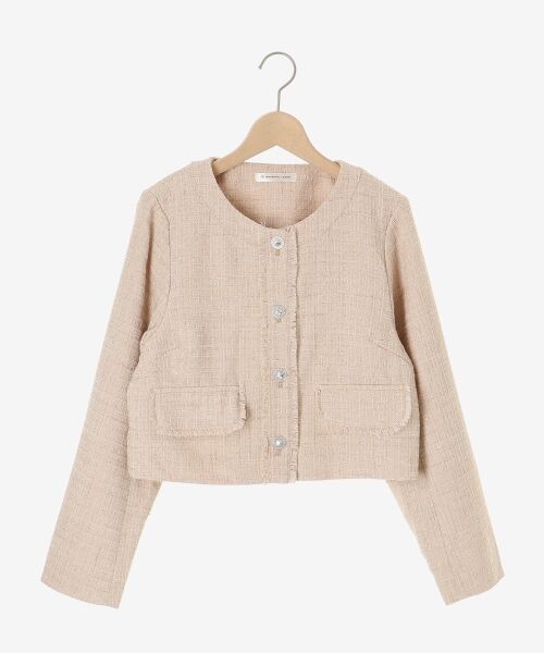 MAJESTIC LEGON / マジェスティックレゴン その他アウター | ツイードフリンジジャケット | 詳細25