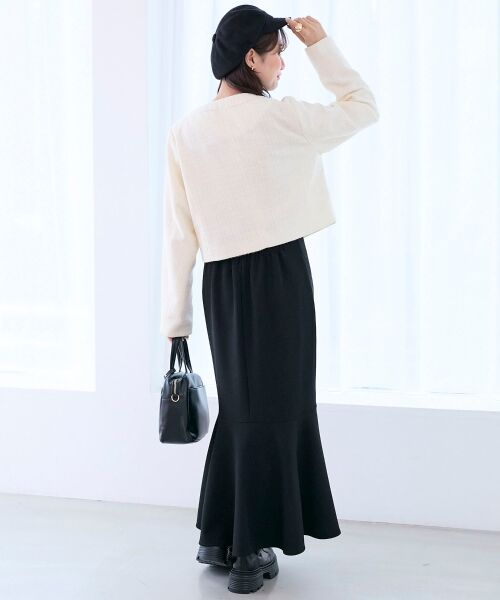 MAJESTIC LEGON / マジェスティックレゴン その他アウター | ツイードフリンジジャケット | 詳細3