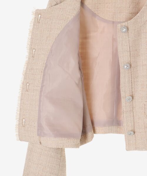 MAJESTIC LEGON / マジェスティックレゴン その他アウター | ツイードフリンジジャケット | 詳細30