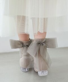 MAJESTIC LEGON / マジェスティックレゴン ブーツ（ショート丈） | ローヒール取り外しリボンブーツ