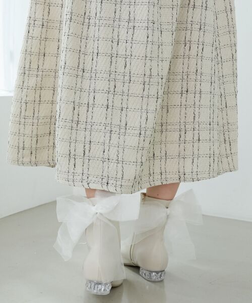 MAJESTIC LEGON / マジェスティックレゴン ブーツ（ショート丈） | ローヒール取り外しリボンブーツ | 詳細7