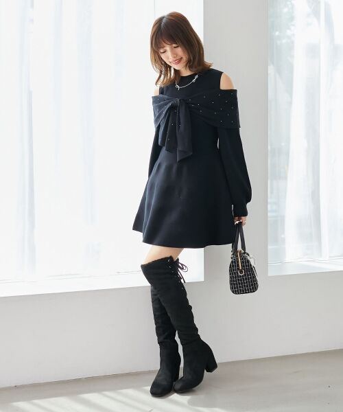 MAJESTIC LEGON / マジェスティックレゴン ブーツ（ロング丈） | 2WAYファーニーハイロングブーツ | 詳細13