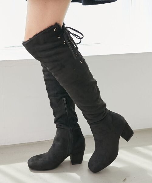 MAJESTIC LEGON / マジェスティックレゴン ブーツ（ロング丈） | 2WAYファーニーハイロングブーツ | 詳細16