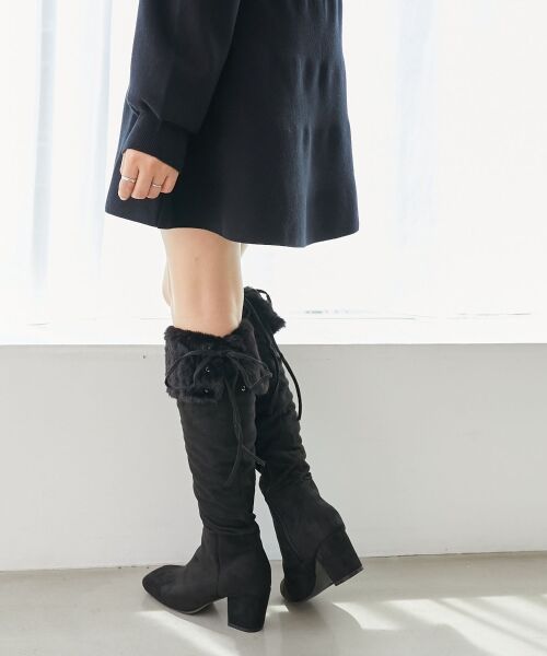 MAJESTIC LEGON / マジェスティックレゴン ブーツ（ロング丈） | 2WAYファーニーハイロングブーツ | 詳細19