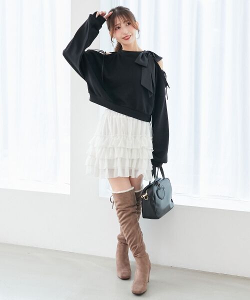 MAJESTIC LEGON / マジェスティックレゴン ブーツ（ロング丈） | 2WAYファーニーハイロングブーツ | 詳細2