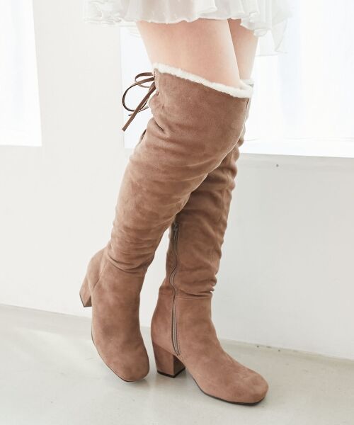 MAJESTIC LEGON / マジェスティックレゴン ブーツ（ロング丈） | 2WAYファーニーハイロングブーツ | 詳細4