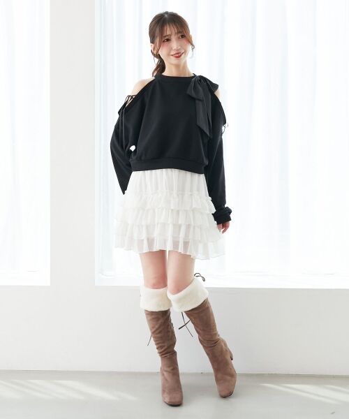 MAJESTIC LEGON / マジェスティックレゴン ブーツ（ロング丈） | 2WAYファーニーハイロングブーツ | 詳細6