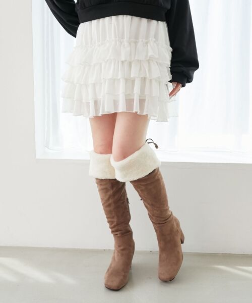 MAJESTIC LEGON / マジェスティックレゴン ブーツ（ロング丈） | 2WAYファーニーハイロングブーツ | 詳細7