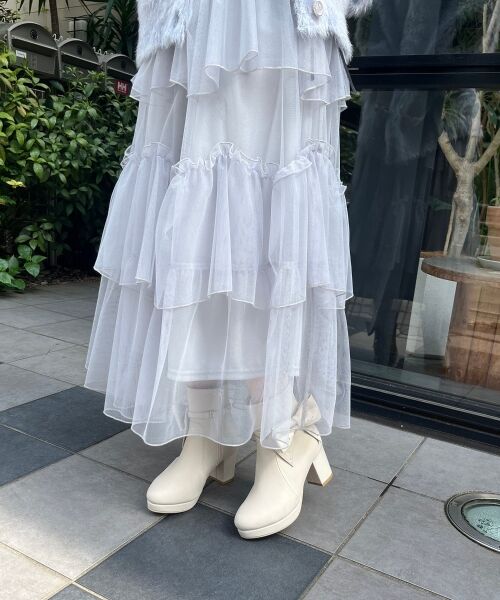 MAJESTIC LEGON / マジェスティックレゴン ブーツ（ショート丈） | 3WAYビジューリボンブーツ | 詳細18