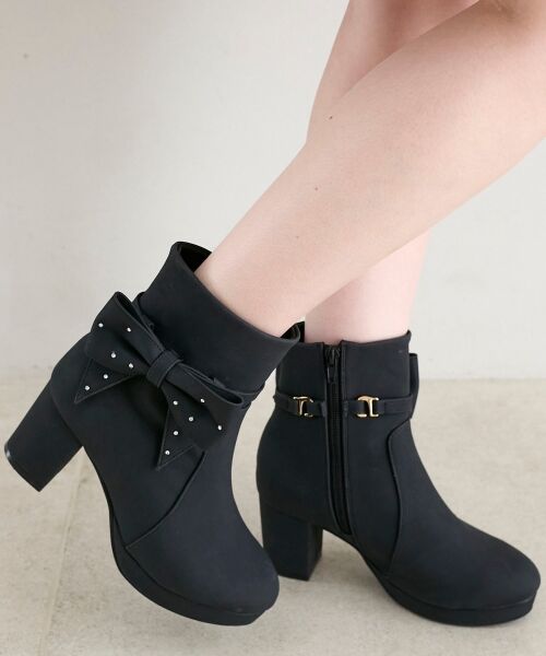 MAJESTIC LEGON / マジェスティックレゴン ブーツ（ショート丈） | 3WAYビジューリボンブーツ | 詳細22