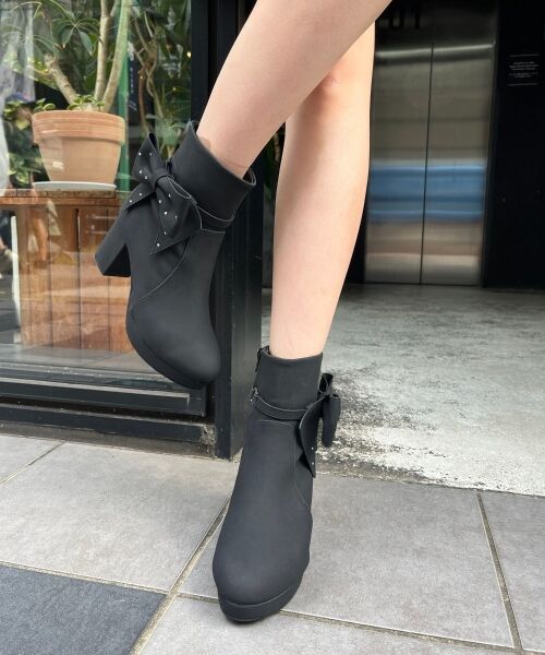 MAJESTIC LEGON / マジェスティックレゴン ブーツ（ショート丈） | 3WAYビジューリボンブーツ | 詳細28