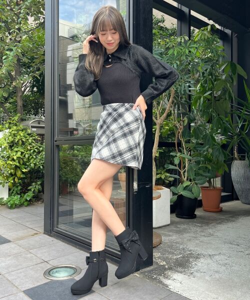 MAJESTIC LEGON / マジェスティックレゴン ブーツ(ショート丈) | 3WAYビジューリボンブーツ | 詳細24