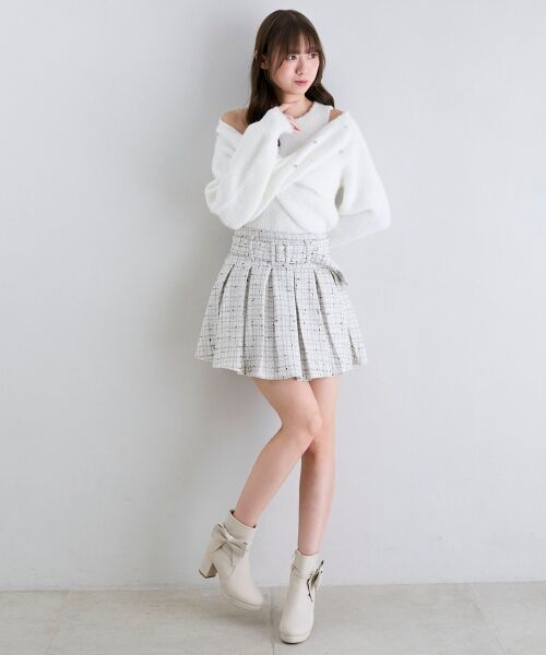 MAJESTIC LEGON / マジェスティックレゴン ブーツ(ショート丈) | 3WAYビジューリボンブーツ | 詳細6