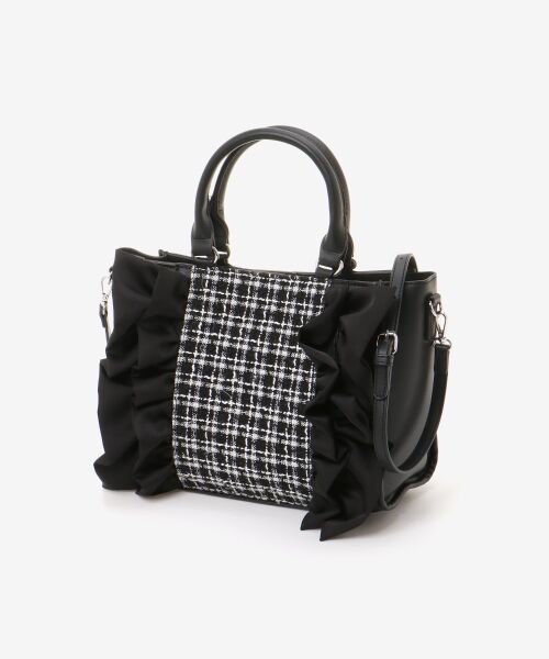 MAJESTIC LEGON / マジェスティックレゴン ショルダーバッグ | ツイードフリルショルダーバッグ | 詳細19