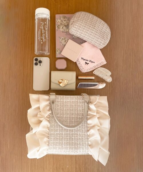 MAJESTIC LEGON / マジェスティックレゴン ショルダーバッグ | ツイードフリルショルダーバッグ | 詳細3