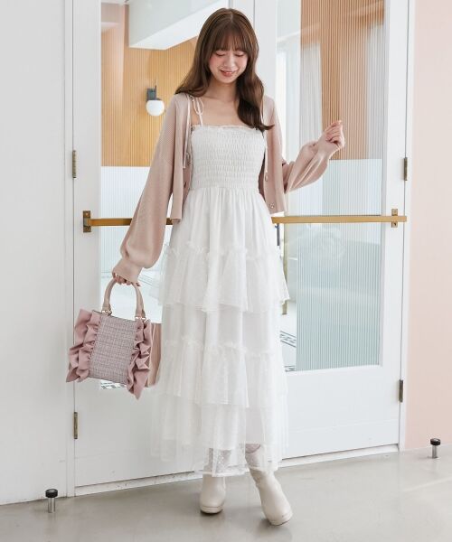 MAJESTIC LEGON / マジェスティックレゴン ショルダーバッグ | ツイードフリルショルダーバッグ | 詳細7