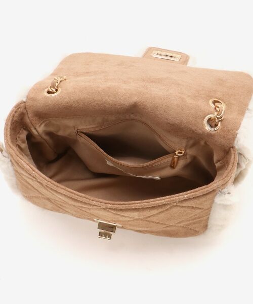 MAJESTIC LEGON / マジェスティックレゴン トートバッグ | キルティングファーチェーンバッグ | 詳細18