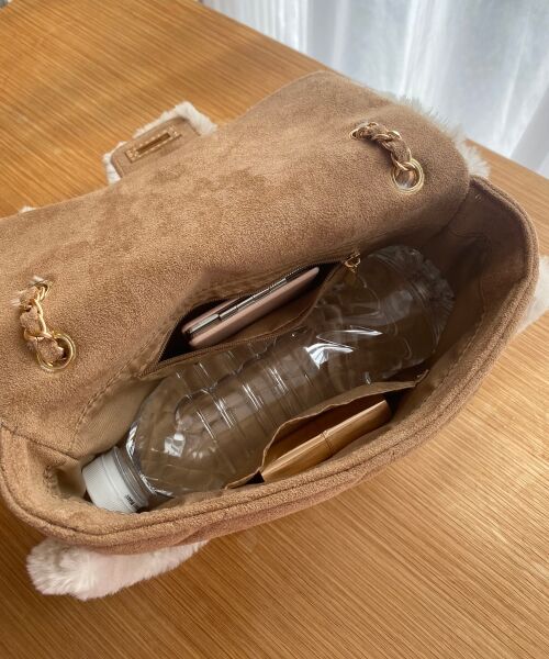 MAJESTIC LEGON / マジェスティックレゴン トートバッグ | キルティングファーチェーンバッグ | 詳細4