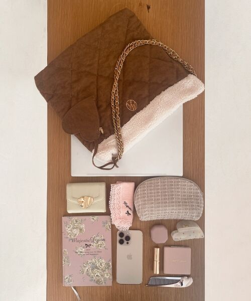 MAJESTIC LEGON / マジェスティックレゴン トートバッグ | ハートポーチセットキルティングバッグ | 詳細4