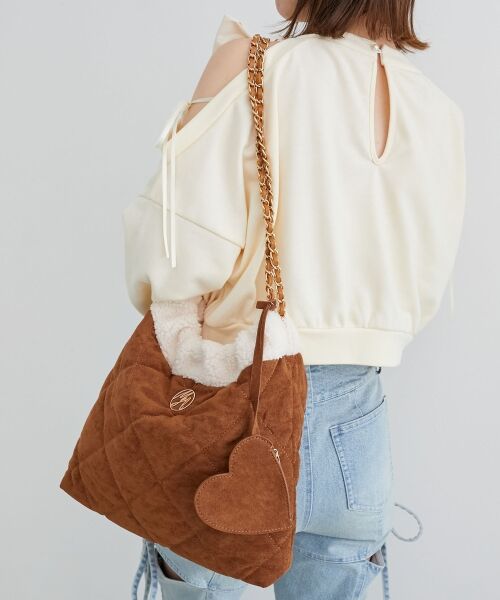 MAJESTIC LEGON / マジェスティックレゴン トートバッグ | ハートポーチセットキルティングバッグ | 詳細7