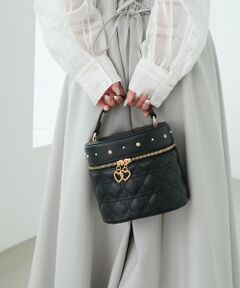 MAJESTIC LEGON / マジェスティックレゴン ショルダーバッグ | ビジューキルティングバニティ