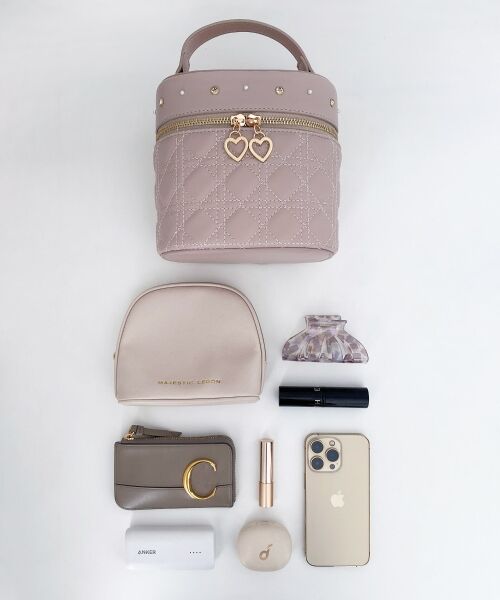 MAJESTIC LEGON / マジェスティックレゴン ショルダーバッグ | ビジューキルティングバニティ | 詳細12