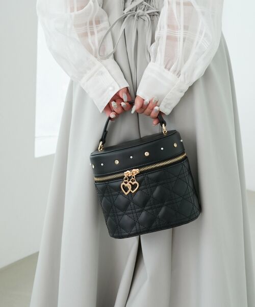 MAJESTIC LEGON / マジェスティックレゴン ショルダーバッグ | ビジューキルティングバニティ | 詳細10
