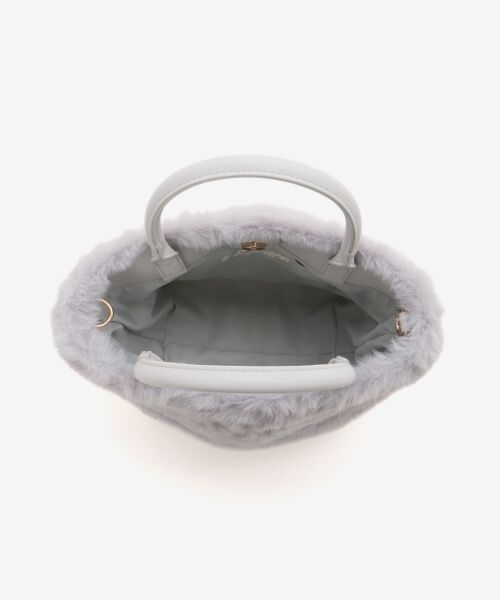 MAJESTIC LEGON / マジェスティックレゴン トートバッグ | キルティングビジューファーバッグ | 詳細18