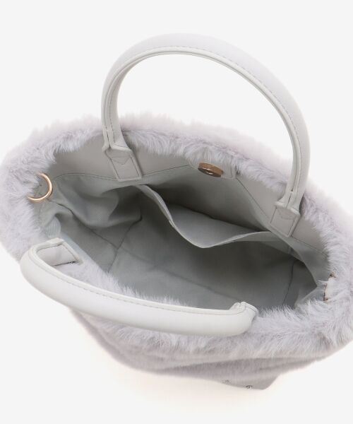 MAJESTIC LEGON / マジェスティックレゴン トートバッグ | キルティングビジューファーバッグ | 詳細19