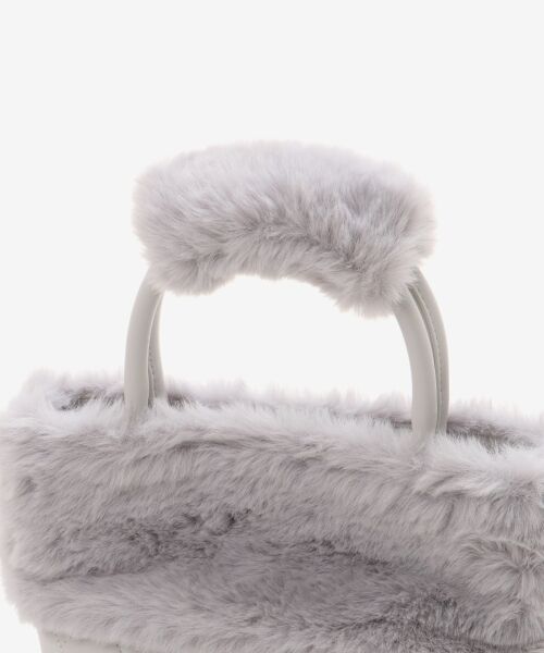 MAJESTIC LEGON / マジェスティックレゴン トートバッグ | キルティングビジューファーバッグ | 詳細20