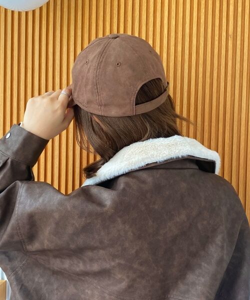 MAJESTIC LEGON / マジェスティックレゴン キャップ | フェイクスエードロングブリムキャップ | 詳細6