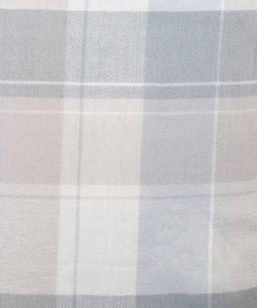 MAJESTIC LEGON / マジェスティックレゴン マフラー・ショール・スヌード・ストール | クリーミータッチチェックストール | 詳細11