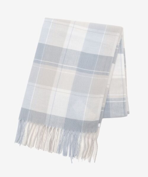 MAJESTIC LEGON / マジェスティックレゴン マフラー・ショール・スヌード・ストール | クリーミータッチチェックストール | 詳細6