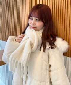 MAJESTIC LEGON / マジェスティックレゴン マフラー・ショール・スヌード・ストール | パール付きストール