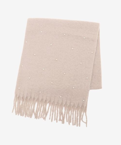 MAJESTIC LEGON / マジェスティックレゴン マフラー・ショール・スヌード・ストール | パール付きストール | 詳細5