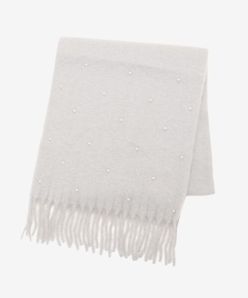 MAJESTIC LEGON / マジェスティックレゴン マフラー・ショール・スヌード・ストール | パール付きストール | 詳細6