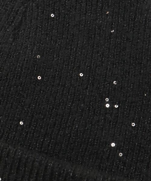 MAJESTIC LEGON / マジェスティックレゴン ニットキャップ | スパンコールニットワッチ | 詳細7