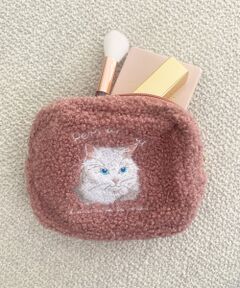 MAJESTIC LEGON / マジェスティックレゴン ポーチ | ボア刺繍ポーチ