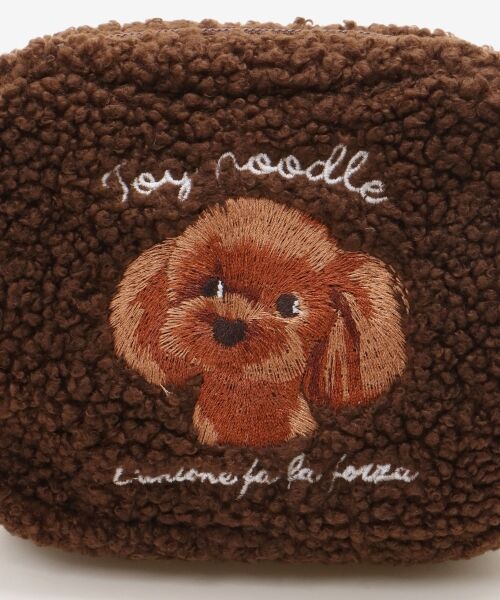 MAJESTIC LEGON / マジェスティックレゴン ポーチ | ボア刺繍ポーチ | 詳細15